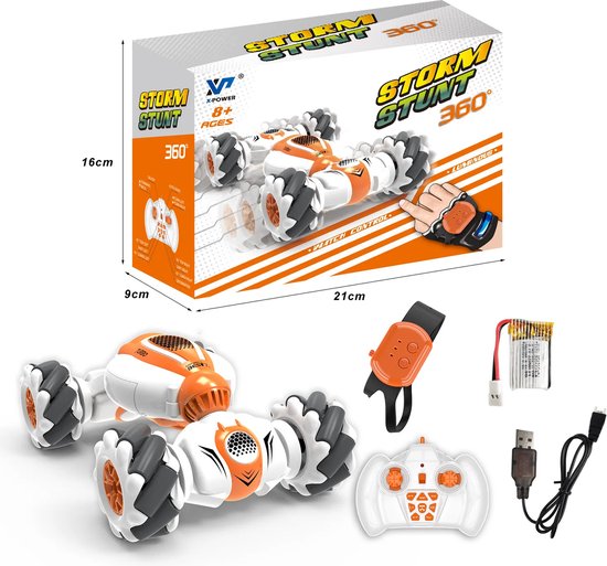 Nieuwe Rc Stunt Auto Afstandsbediening Horloge Gebaar Sensor Elektrische Speelgoed Rc Drift Auto 2.4Ghz 4WD Rotatie Speelgoed Voor kinderen Jongens Kerst