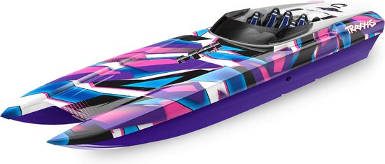 Traxxas DCB M41 Catamaran Raceboot TQi TSM, Paars