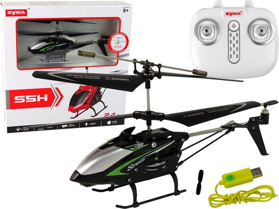 Bestuurbare helikopter - S5H SYMA - 19x19x10cm - zwart