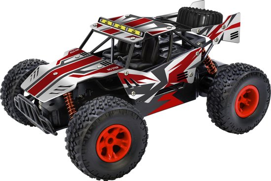 Rc Metalen Racer Zilver 1:18