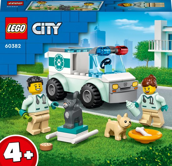 LEGO City Dierenarts reddingswagen Speelgoed - 60382