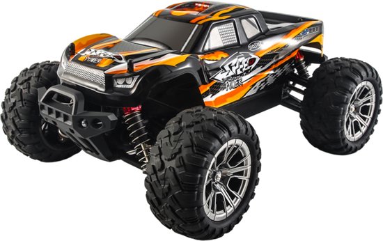 Trendtrading Power Car Bestuurbare Auto - 36 Km/u RC Auto - 4x4 aandrijving - Oranje