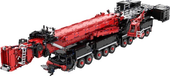 V2 Liebherr LTM 11200 Mamoet Editie | Liebherr VERSION 2 | Technisch - Technic Bouwpakket van Toy Brick Lighting® | 8500 + Bouwstenen! | Lego® Compatible | Vrachtwagen | Truck | Hijskraan | Telekraan | Bouw & Constructie