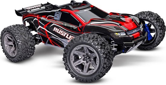 Traxxas Rustler 4X4 BL2-S Brushless 1/10 Stadium Truck Rood TRX67164-4RED