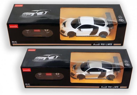 Rastar Bestuurbare Auto Audi R8 LMS - Schaal 1/24 - Wit