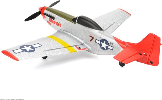 EZ-Wings Mini Spitfire MK II - RC Vliegtuig op afstandsbediening - 1+1 Li-Po Batterij - Incl USB oplader