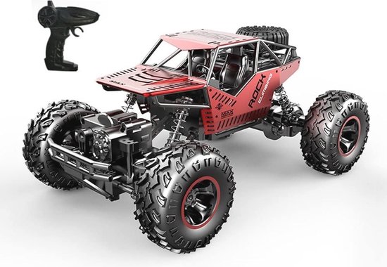 Afstandsbediening Off-road RC Auto 1/16 Schaal | All-terrain 4x4 Monster Truck met LED Verlichting | Elektrische Drift Auto voor Volwassenen