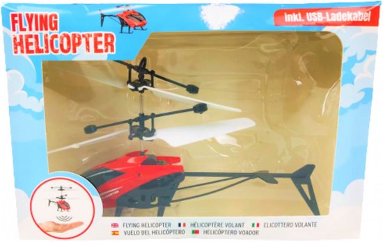 Helicopter 16cm met sensor voor handbediening