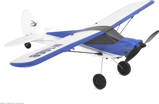 EZ-Wings - Mini Cub - RTF - Blue - 450mm - 1+1 Li-Po Battery - USB Charger