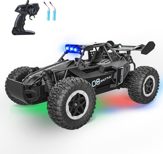 Afstandsbediening Auto voor Kinderen - 20 KM/U Hoge Snelheid RC Monster Truck met LED Verlichting