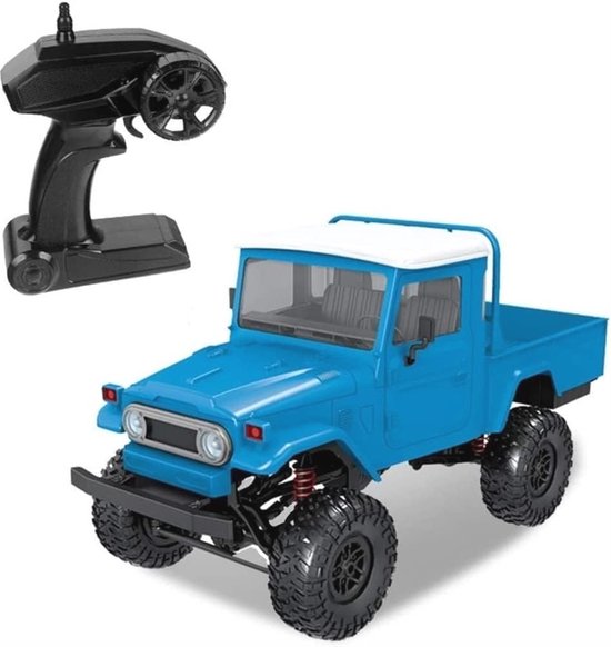 4x4 Telecommandowagen 1/12 Schaal - Off-Road RC Crawler met Hoge Snelheid en LED-Lichten