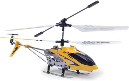 Geel RC Helicopter met Afstandsbediening - Perfect voor Beginners