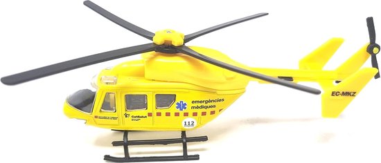 Kunststof en metalen helikopter - Speelgoed voor kinderen en verzamelaars