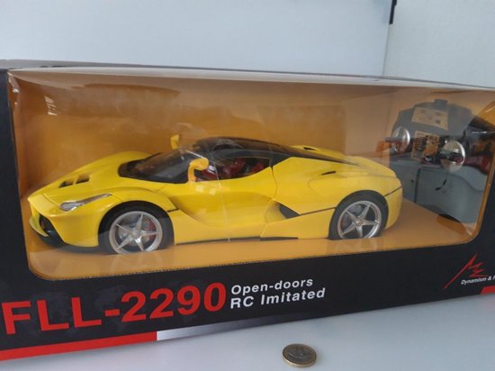 1:14 Schaal radiografisch bestuurbare Ferrari Laferrari geel