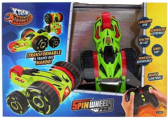 Xtrem Raiders - Spin Wheels Pro R/C - 360 graden draaibaar - salto op commando