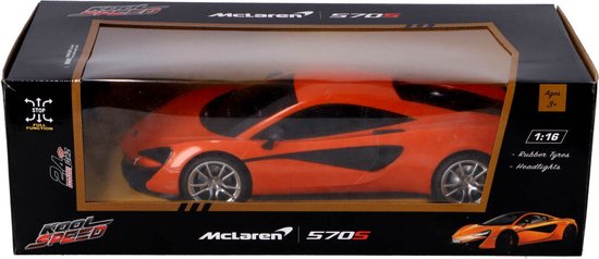 Kool Speed Rc Mclaren 5705 1:16 + Licht Oranje