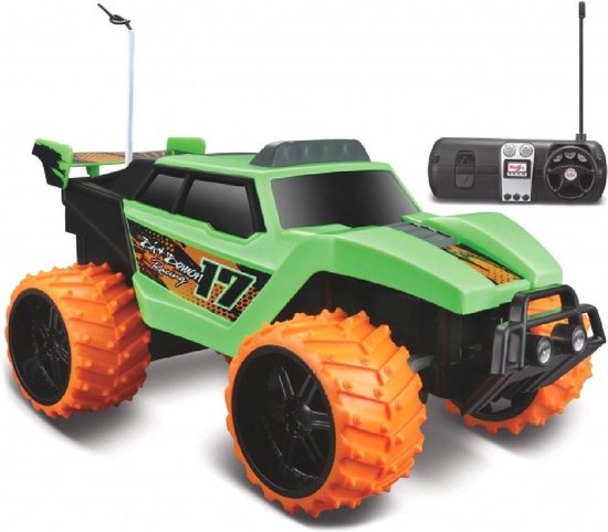 Maisto Jeep Rc Dirt Demon Off-road 1:16 Groen/oranje 2-delig