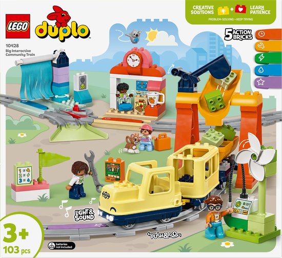 LEGO DUPLO - Stad Grote interactieve buurttrein set - 10428