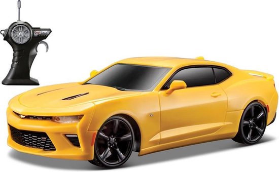 Maisto Auto Rc Chevrolet Camaro S 1:14 Junior 27mhz Geel