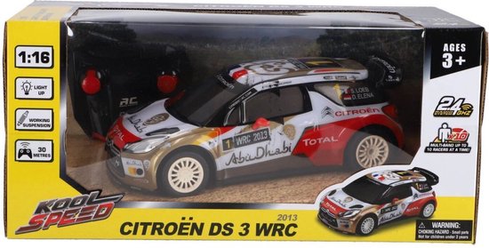 Kool Speed Rc Citroën Ds 3 Wrc 1:16 + Licht