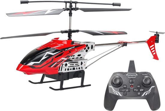 Buitenhelikopter 43 cm voor kinderen en volwassenen - 2.4 GHz met lichteffecten - Vliegplezier voor binnen en buiten vanaf 14 jaar