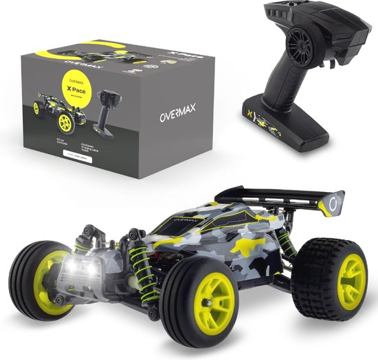 RC Auto 1:18 - 45 km/u, 4x4 Aandrijving, 30 min Speeltijd, LED Verlichting, TUV Gecertificeerd, Perfect Cadeau voor Kinderen 14+