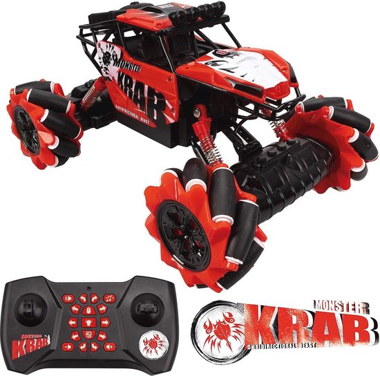 Remote Control Monster Crab Auto voor Kinderen | 4x4 Off-Road RC Auto | Speelgoedauto voor Buiten | Bestuurbare Auto vanaf 6 Jaar