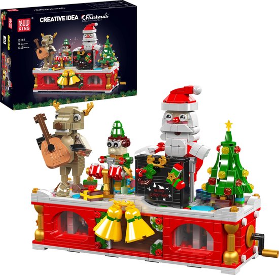 Mouldking 10162 - Kerst Band - 1045 onderdelen - bouwset - kerst - lego compatibel