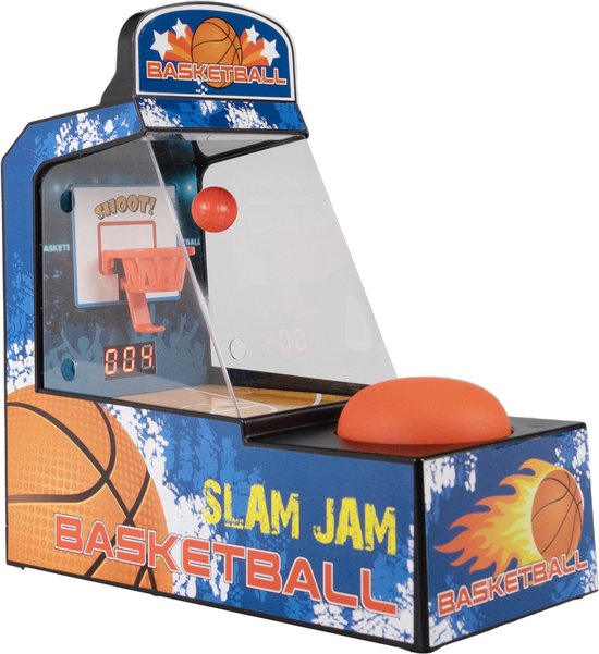 Silvergear Mini Arcade Console - Basketbal Spel - Arcade Kast - Blauw