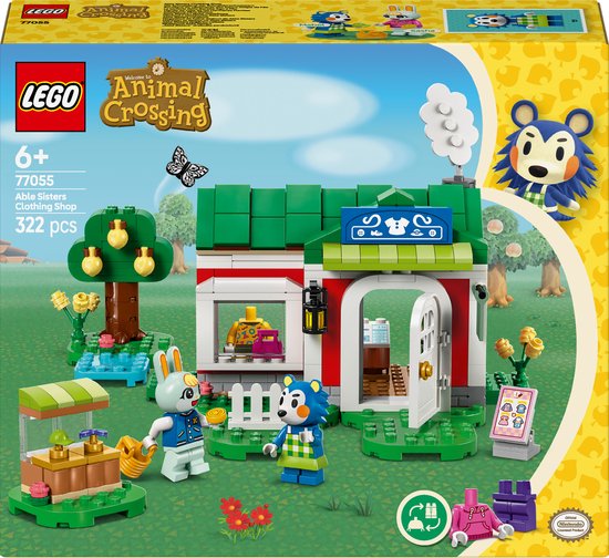 LEGO Animal Crossing Kleermakerij van de zusjes Able - 77055