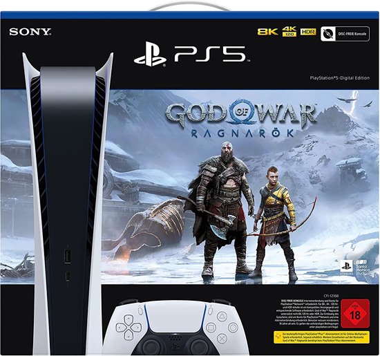 Sony PS 5 - All Digital Edition - God of War Ragnarök downloadcode