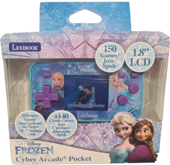 Lexibook Frozen Compact Cyber Arcade videogameconsole - Disney speelgoed - 150 cyber games - speelgoed voor kinderen