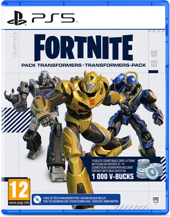 Fortnite: Transformers Pack (Code in a Box) - PS5