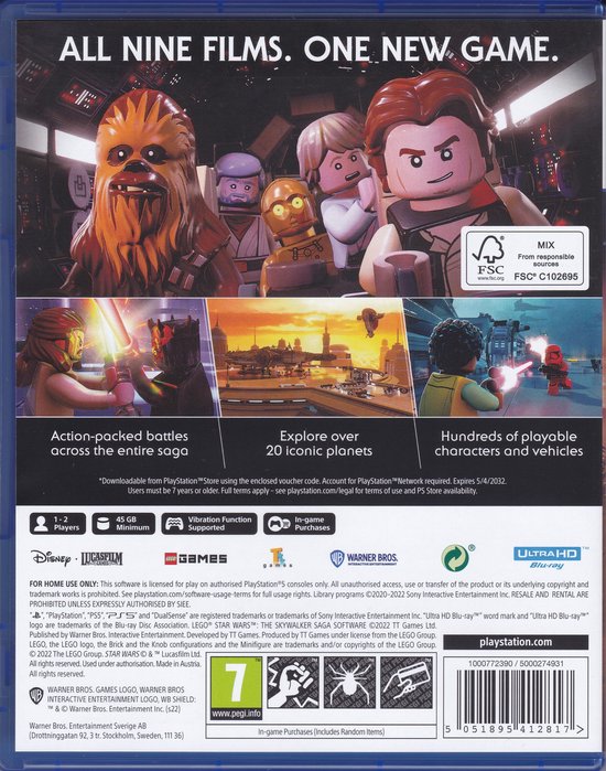 LEGO: Star Wars - The Skywalker Saga (PS5)