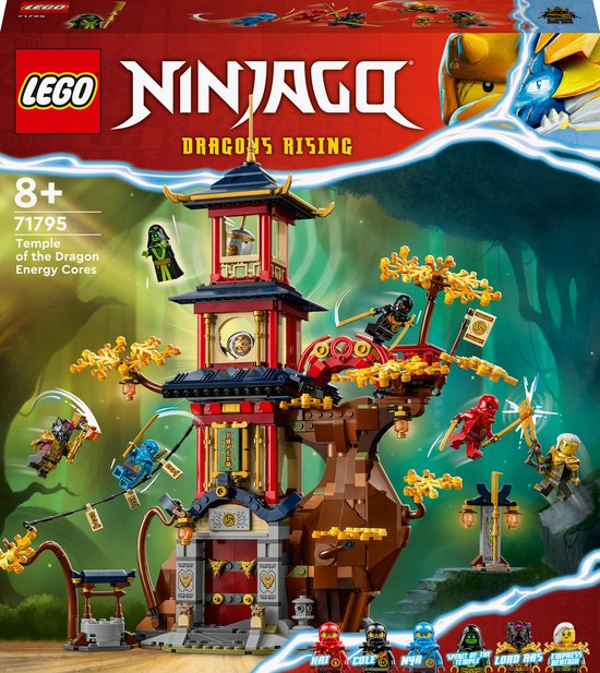 LEGO NINJAGO Tempel van de drakenenergiekernen Dragon Rise Set - 71795