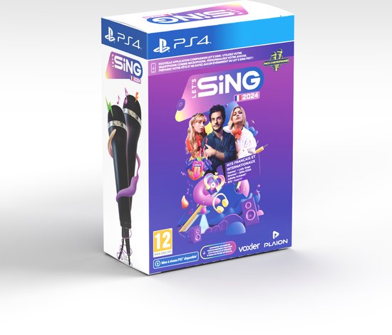 Let's Sing 2024 Version Française + 2 Microphones - PS4