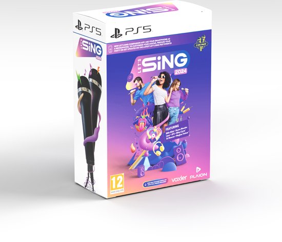 Let's Sing 2024 International Version + 2 Microphones - PS5