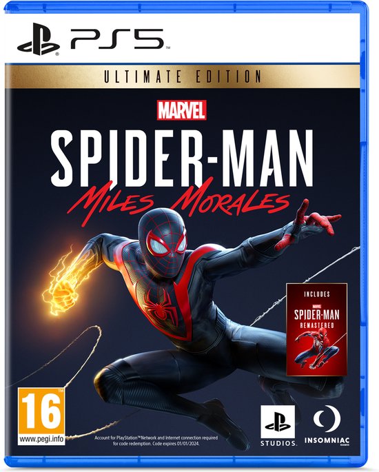 Sony Marvel’s Spider-Man: Miles Morales Ultimate Edition, PlayStation 5, T (Tiener)