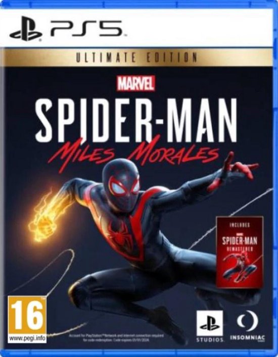 PlayStation 5 : Marvelâ€™s Spider-Man: Miles Morales Ultim VideoGames Great Value