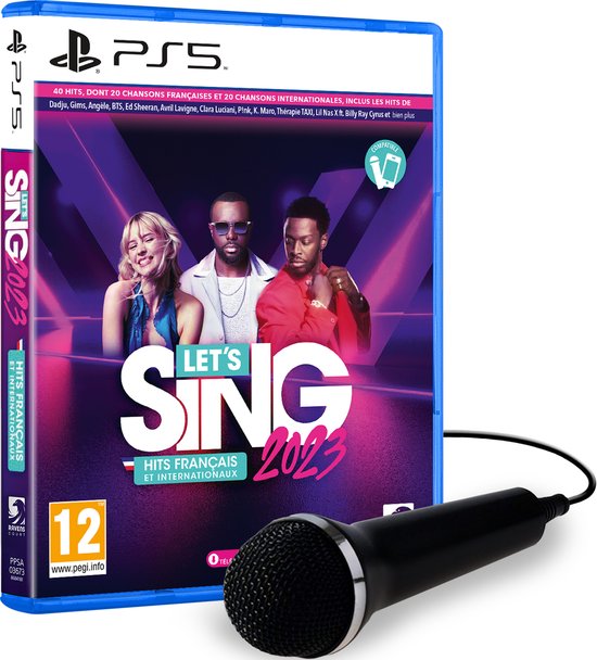 Let's Sing 2023 - Hit français et internationaux + 1 Microphone