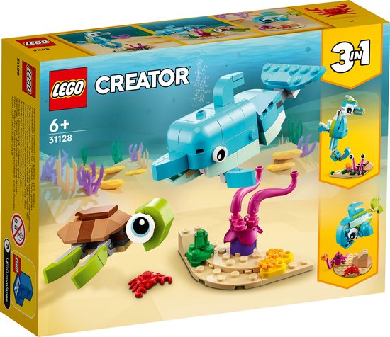 LEGO Creator Dolfijn en Schildpad - 31128