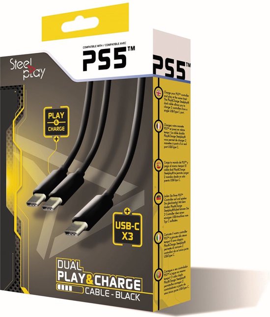 Steelplay JVAPS500003 gamecontrolleraccessoire Kabel voor spelbesturingsapparaten