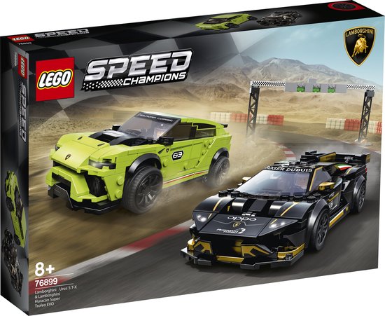 LEGO Speed Champions Lamborghini Urus ST-X & Lamborghini Huracán Super Trofeo EVO - 76899