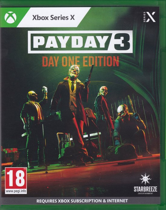 Payday 3 - Day One Edition (Xbox Series X)