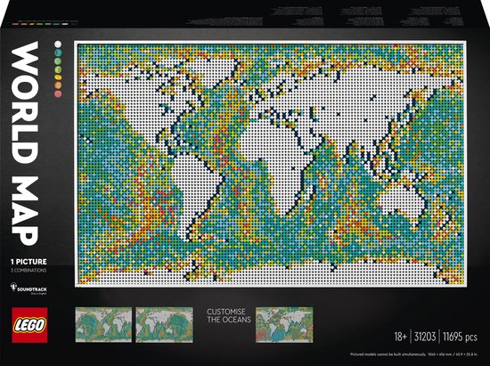 LEGO Art Wereldkaart - 31203