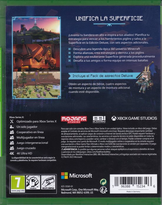 Minecraft: Legends - Deluxe Edition - ES (Xbox One/Xbox Series X/S)