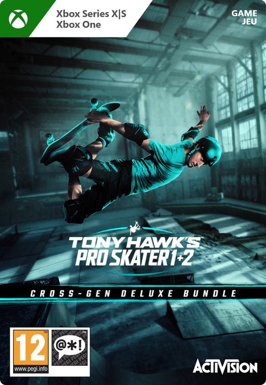 Tony Hawk's Pro Skater 1 + 2 Cross-Gen Deluxe Bundel - Xbox Series X|S/Xbox One Download