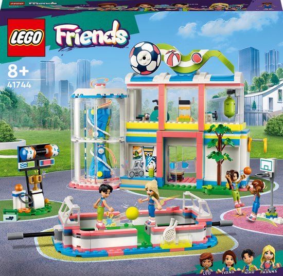 LEGO Friends Sportcentrum Set voor Jongens en Meisjes - 41744