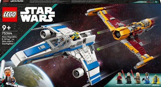 LEGO Star Wars New Republic E-wing vs. Shin Hati's Starfighter Ruimteschip Set - 75364