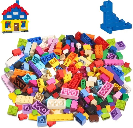 1200-delige Bouwstenen Set – Creatief Speelgoed voor Kinderen en Volwassenen – Compatibel met LEGO – Educatieve Bouwblokken voor Jongens en Meisjes